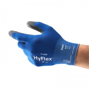 Ansell HyFlex 11-618 Light PU-Coated Gloves